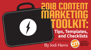 2018 Content Marketing Toolkit Tips Templates And Checklists