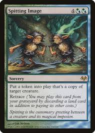 Spitting Image In 2020 Magic The Gathering Cards Mtg Altered Art Mtg