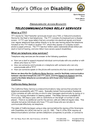 Language interpretation and video relay service part of a. Telecommunications Relay Services