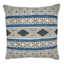 Cushion cover 20x20 $ 3. 20 X20 Boho Rug Design Cotton Throw Pillow Cover Blue Saro Target