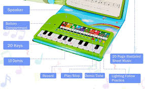 Kids Piano Keyboards with Music Sheet,Early Benin