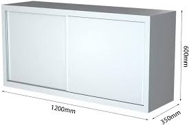 4.4 out of 5 stars 1,000. Xemqener Commercial Kitchen Storage Cupboard Stainless Steel Wall Mounted Cabinet 1200 X 350 X 600mm Amazon Co Uk Kitchen Home