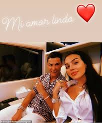 Cristiano ronaldo with fiancée georgina rodriguez and son cr7 jr in dubai full review. Georgina Rodriguez Puts On A Cheeky Display In The Pool After Jet Ski Ride On Dubai Holiday Daily Mail Online