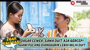 Dan sibad pun memposting video youtube lagi syantik dapat jutaan penonton untuk melengkapi jawabanya. Dasar Cewek Sama Duit Aja Gercep Suami Pulang Dianggurin Lebih Milih Duit Enak Kali Ya Youtube