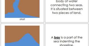 Land Water Form Book B B Montessori Geography Montessori Materials English Stories For Kids