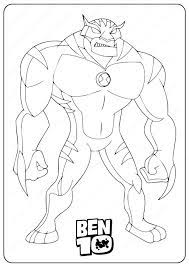 Ben 10 Rath Coloring Pages Coloring Pages Color Drawings