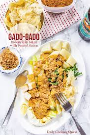 Gado Gado Indonesian Salad With Peanut Sauce Recipe In 2021 Peanut Sauce Cuisine Recipes Grilled Tofu