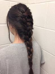 French Braid Long Dark Hair Long Hair Styles Braids For Long Hair