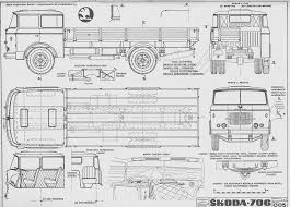 Skoda 706 Rt Blueprint Download Free Blueprint For 3d Modeling Blueprints Skoda 3d Model