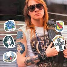 Vote whatever it takes vote take a side make a stand vote with courage in the face of fear and intimidation vote through all the noise lies. Amazon Com Axl Rose Costume Temporary Tattoos Beauty