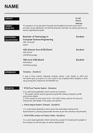 A fresh cs graduate's cv must highlight at least his 1. Sample Resume For Free Computer Science Fresher Format Internship Hudsonradc