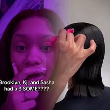 Brooklyn kj and Sasha drama #foryoupage #sasha #brooklyn