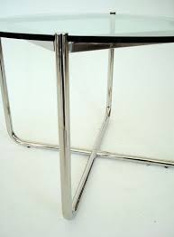International Style Mr Side Table By Mies Van Der Rohe For Knoll Side Table Mies Van Der Rohe International Style
