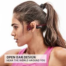 AfterShokz Air Open Ear Wireless Bone Conduction Headphones, Canyon Red,  AS650CR : Amazon.ca: Electronics