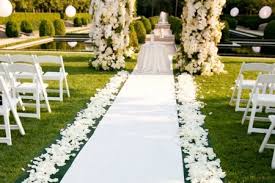 An aisle runner does more than just add visual appeal to a ceremony. Wedding Carpet Aisle Runner