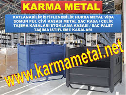Parca Tasima Kasalari Metal Kasalar Spesifik Kasalar Stok Kasalari Geri Donusumlu Kasalar Material Handling Gitterbox Tasima Kasasi Sac Isil Islem Metal Ordu