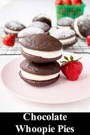 Chocolate Whoopie Pie Recipe Video Little Sweet Baker Recipe Dessert Recipes Easy Chocolate Whoopie Pies Best Dessert Recipes
