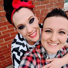 My beautiful wife and I Are celebrating our sixth year! Where are my other  lgbqt+ fams at?? ❤️🧡💛💚💜💙