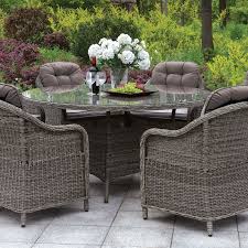 Check spelling or type a new query. Furniture Of America Canistota Outdoor 47 Round All Weather Wicker Dining Table With Glass Top Value City Furniture Outdoor Dining Table