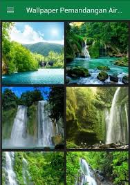 Belajar mewarnai gambar pemandangan alam terlengkap. Wallpaper Air Terjun Indah For Android Apk Download