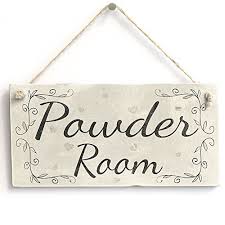 Maybe you would like to learn more about one of these? Powder Room Handmade Rustic Country Wooden Home Decor Toilet Door Sign Plaque Wooden Hanging Sign 4 X 8 Pricepulse