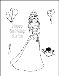 Free Printable Barbie Coloring Pages For Kids In 2020 Barbie Coloring Pages Happy Birthday Coloring Pages Birthday Coloring Pages