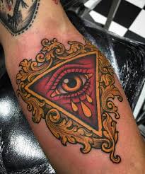 Awesome Tattoos For Men Illuminati Tattoo All Seeing Eye Tattoo Classic Tattoo