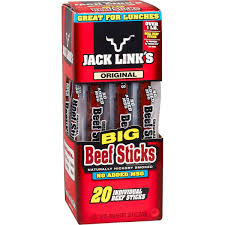 Jack Link S Big Beef Jerky Stick Original 0 92 Oz 20 Count Beef Jerky Sticks Jack Links Beef Jerky