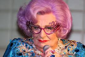 Pete Myers speaks to Dame Edna