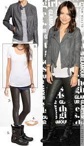 Gray Leather Jacket Grey Leather Jacket Jacket Outfit Women Fashion