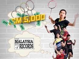 Hebat leo daniel kalahkan ganda putra malaysia semoga juara toyota thailand open. Li Ning X Malaysia Book Of Records Badminton Wallrallychallenge Sports247