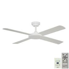 Hugger ceiling fan with light. Pinnacle Dc Ceiling Fan With Remote Wall Control Matt White 52