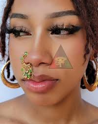 Black Nose Ring Cuff