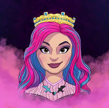 I'm so excited to reveal one of my most special descendants customs! Descendants 3 Coloring Pages Audrey Queen Of Mean Hahanany