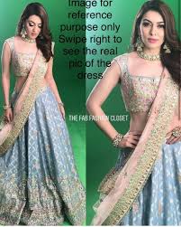 Excited To Share This Item From My Etsy Shop Veroniq Trends Bollywood Inspired Lehnga In Silk With Embroidery Pastel Blue Color Net D Fashion Lehenga Lehnga pinterest