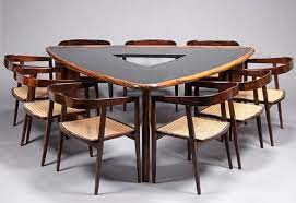 Enjoy free shipping on most stuff, even big stuff. A Triangle Dining Table The Convenience Of The Unusual Shape