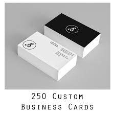Made from 65lb (179 gsm) blank business card stock. 250 Custom Business Cards Designed Specifically For You