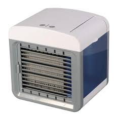 It takes air from the room that's hot, stale, and humid, and blows it over a cold metal coil that's filled with refrigerant. Mini Electric Air Cooler For Room Portable Air Conditioner Fan Digital Air Conditioning The Quick Easy Way To Cool Any Space Buy At The Price Of 21 95 In Aliexpress Com