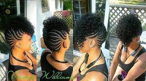 With her center section swept into a full mohawk, her sides are shaved into graphic patterns to give her a raw edginess. Pin On Hair