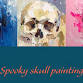 Spooky skull painting event image