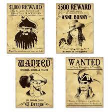 Buy today & save, plus get free shipping offers on all party supplies at pirate themed party supplies & decorations. Case Of 48 Beistle Pirate Wanted Sign Cutouts