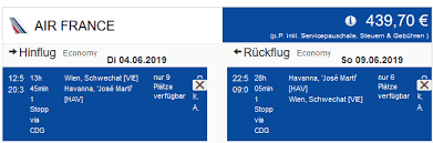 Seine gepäckregeln können von den bestimmungen von air france abweichen. Mit Air France Oder Klm Von Wien Nach Kuba Ab 440 Euro First Class More Blog