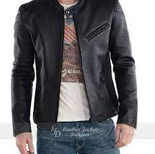 Biker Style Mens Black Sheep Lambskin Genuine Leather Jacket Shop Now Http Bit Ly 2hgv5hi Pl Leather Jacket Shopping Leather Jacket Genuine Leather Jackets
