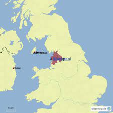 Finden sie informationen über das wetter, straßenzustand. Blackpool Von Ihrsehtallegleichaus Landkarte Fur Europa