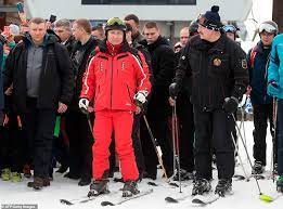 Putin invited lukashenko to ski together after the formal talks. Vladimir Putin Skis Down Russia S Slopes With The Leader Of Belarus Express Digest