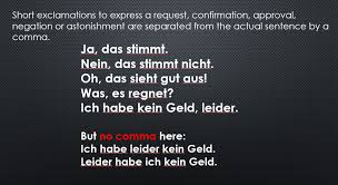 How many commas can you use in a sentence. A Short Introduction To The Usage Of The Comma In German Angelika S German Tuition Translation