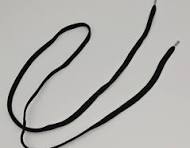 Custom Design 100CM Length Soft Jacquard End Nylon Drawstring Shoelace  Garments Custom Logo Draw Cord for Clothing in Stock