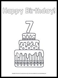 Signup to get the inside scoop from our monthly newsletters. Cute Printable Happy 8th Birthday Cake Coloring Page The Art Kit