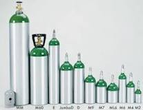 Oxygen Cylinders | Oxygen Tanks | Size M2 to H(K) | Tri-Med,Inc.