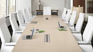 Coordinating furniture to complete the conference room; Convene Conference Boardroom Tables With Power Steelcase